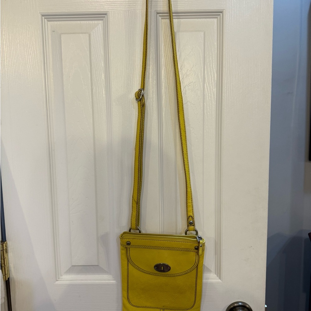 Fossil chartreuse Crossbody Bag